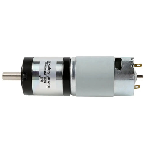 36mm Diameter High Torque Planetary Gear Motor, 24V, 19RPM