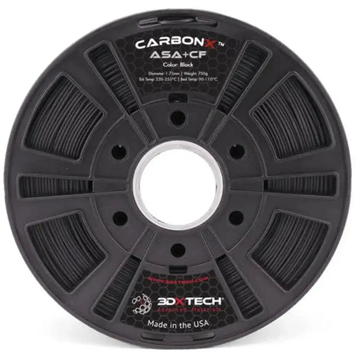 3DXTech CarbonX CF ASA Filament - 1.75mm Black - 0.75kg