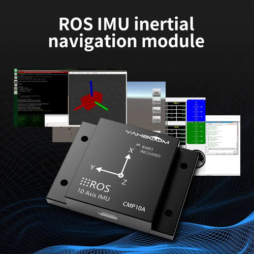 Yahboom IMU 10-Axis Inertial Navigation Sensor Module: Accelerometer, Gyroscope, Magnetometer, Barometer (EN Manual)