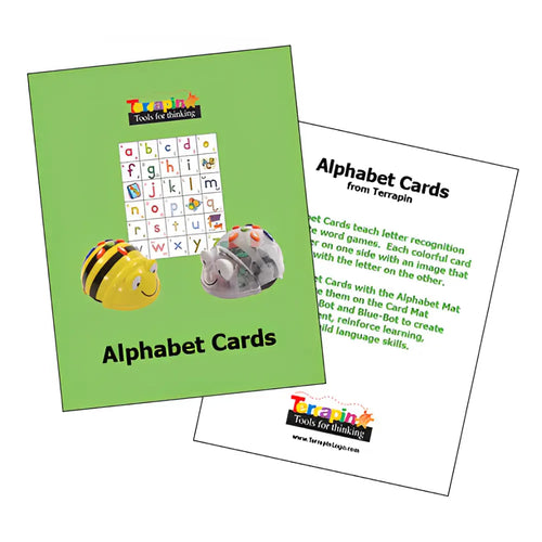 Terrapin Alphabet Cards Set for Bee-Bot and Blue-Bot Coding Floor Robots Class Accessories