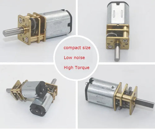 3V 50:1 Micro Metal Gearmotor, 155rpm