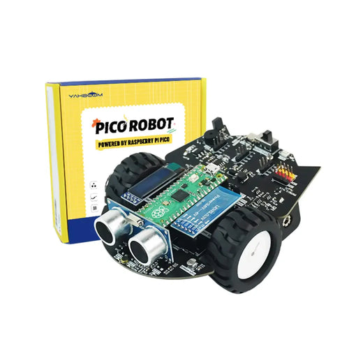 Yahboom Robot Car Kit for Raspberry Pico Board w/ Micropython App Control &amp; Infrared Remote Control (Only English Manual)