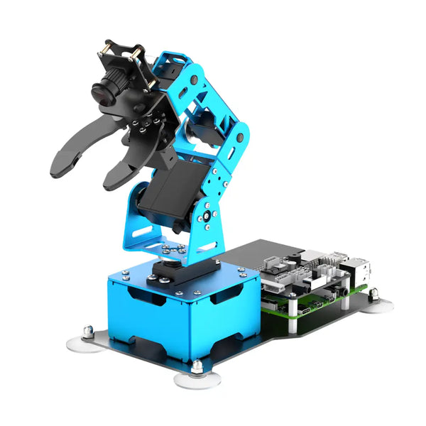 Hiwonder ArmPi mini 5DOF Vision Robotic Arm Powered by Raspberry Pi Support Python OpenCV Target Tracking for Beginners (Raspberry Pi 4B 4GB Included)