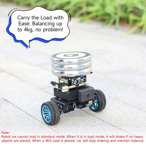 MicroROS Self-balancing Robot Car Support 4KG Load(Vision version)