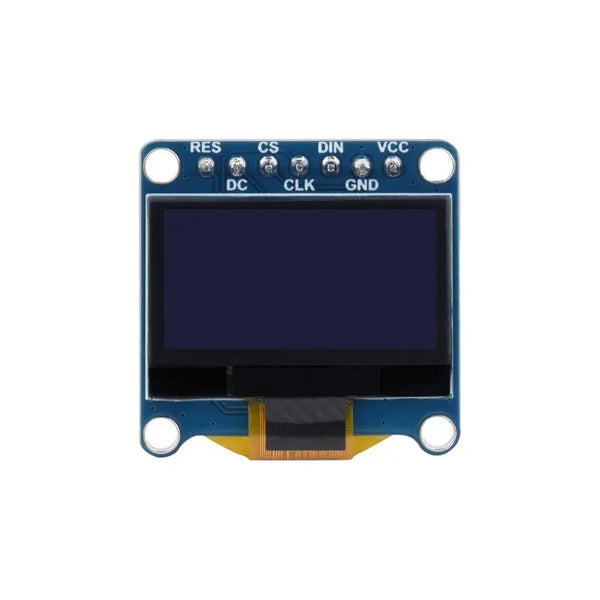 Waveshare 0.96inch OLED Display Module, 128x64 px, SPI/I2C (Yellow & Blue)