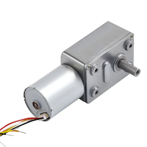 DC Brushless Worm Gear Motor 2430BL for Robots, 12V, 10RPM