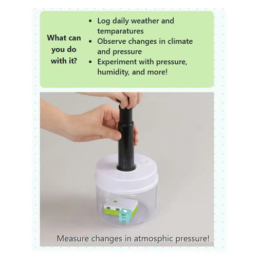 Climate Sensor for Artec Logger Wireless Data Logger, Measure temperature, Atmospheric Pressure and Humidity - Easy and Real Scientific Experiments Educational Toolkit