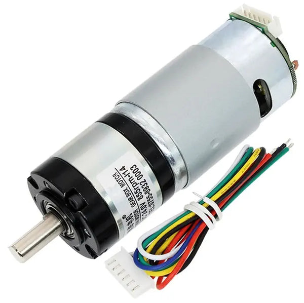 36D DC Planetary Gearmotor w/ Encoder - 24V 120RPM