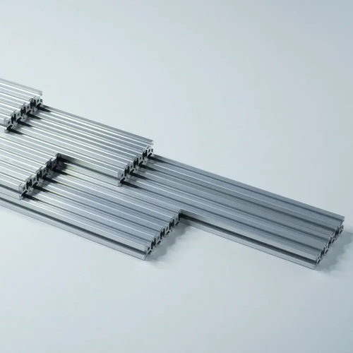 1212 Aluminum Profiles, 12x12mm, 600mm, 4 Pieces, Silver