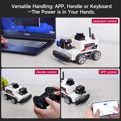 Raspberry Pi 5 ROS2 Robot Car(ROS2-HUMBLE + Python3)