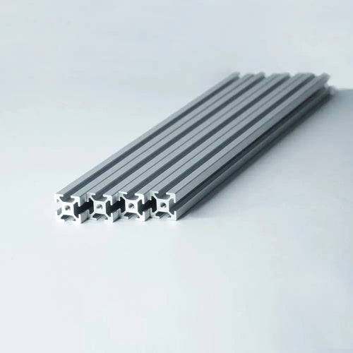 1515 Aluminum Profiles, 15x15mm, 500mm, 4 Pieces, Silver