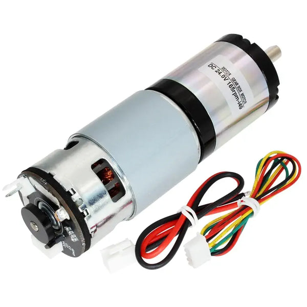 42mm High Torque Planetary Gear Motor w/ Encoder - 24V 13RPM