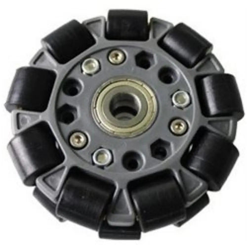 100mm Double Plastic Omni Wheel w/ Central Bearing