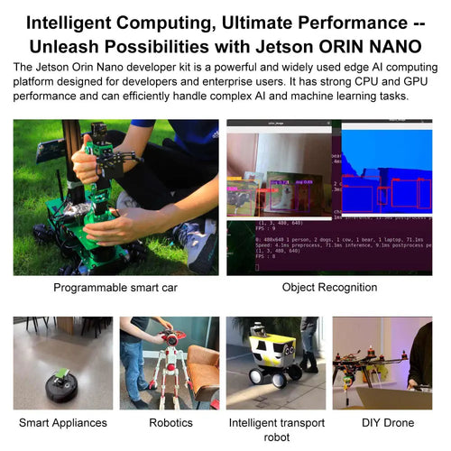 Yahboom Jetson Orin NX 16GB SUB Development Kit Based On NVIDIA Core Module For ROS AI Deep Learning(Orin NX 16GB-Mini PC Kit)