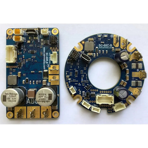 Servosila SC-60C Brushless/Brushed Motor Controller (circular shape, hollow shaft)