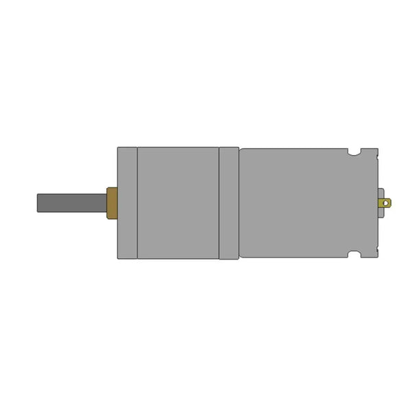 124 RPM DC Metal Gear Motor