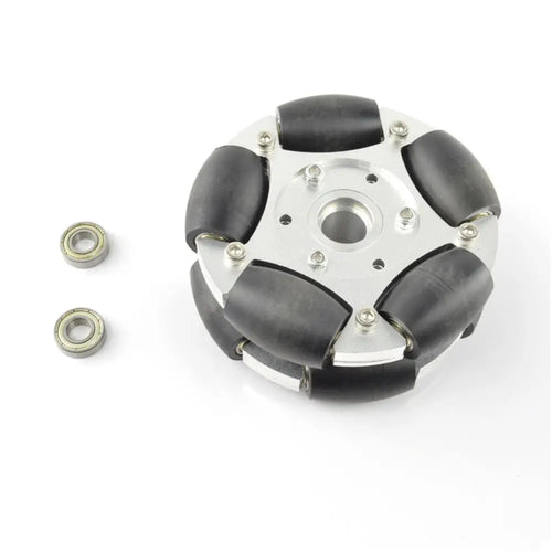 127mm Heavy Duty Aluminum Omni Wheel w/ Bearing Rollers