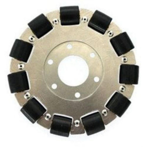 127mm Omnidirectional Wheel (Brass Bearing for Rollers)