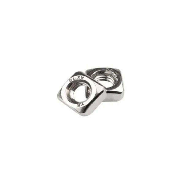 3D Printing Canada Stainless Steel Metric Thread Square Nut M5: 3.7mm Thick (10 Pack)