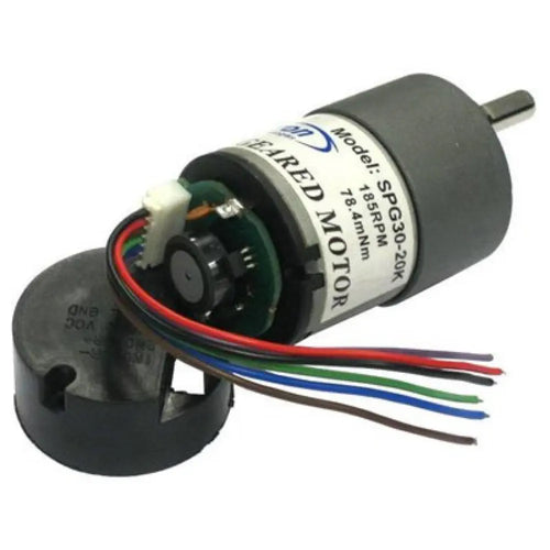 12V, 16.7RPM 270:1 Gear Motor w / Encoder