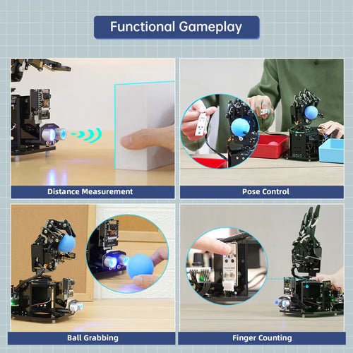 uHand UNO Open Source AI Bionic Robot Hand Support Somatosensory Control, Arduino Programming (Starter Kit)