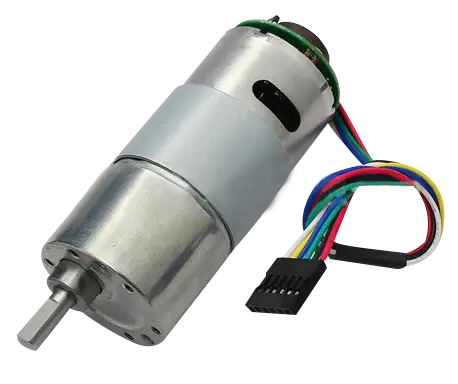 24V Metal Gearmotor 37Dx74L mm with 64 CPR Encoder, 125rpm