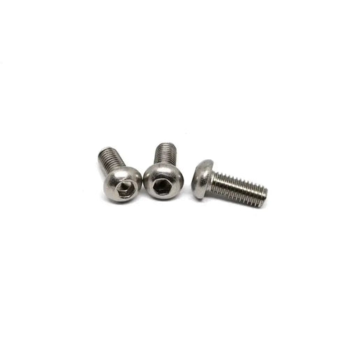 Stainless Steel Metric Thread Button Head Cap Screw (10 Pack) M4 - 16 MM