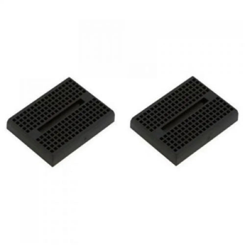 170 Tie Point Mini Solderless Breadboard Pair - Black