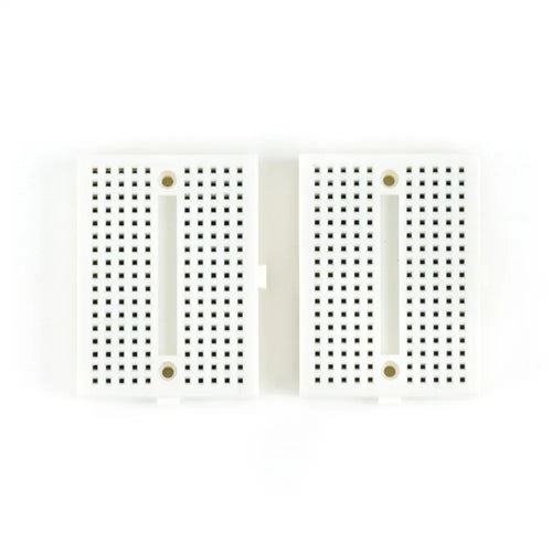 170 Tie Point Mini Solderless Breadboard Pair - White