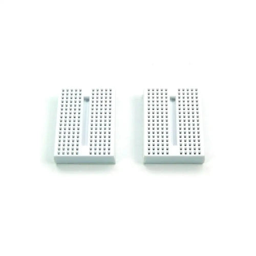 170 Tie Point Mini Solderless Breadboard Pair - White