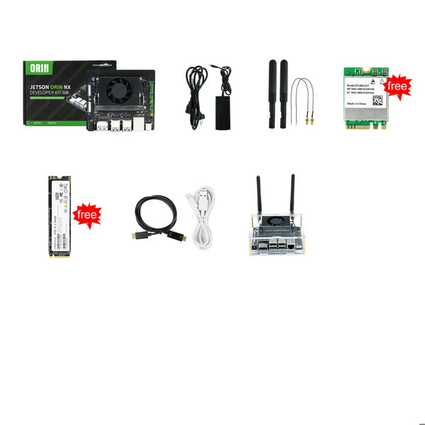 Yahboom Jetson Orin NX 16GB SUB Development Kit Based On NVIDIA Core Module For ROS AI Deep Learning(Orin NX 16GB-Basic Kit)