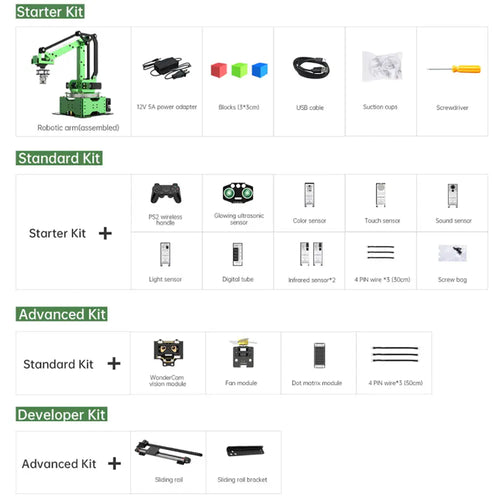 Hiwonder MaxArm Open Source Robot Arm Powered by ESP32 Support Python and Arduino Programming (Advanced Kit)