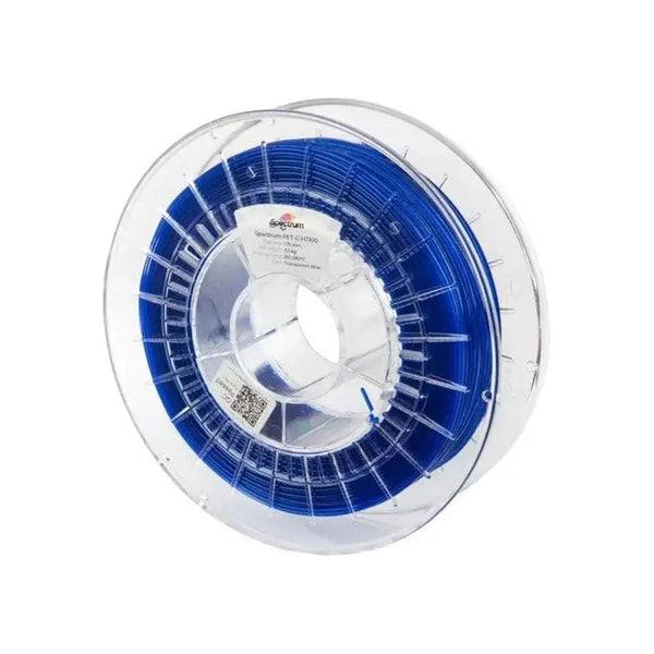 Spectrum Transparent Blue PET-G HT100 Filament - 1.75mm - 0.5kg