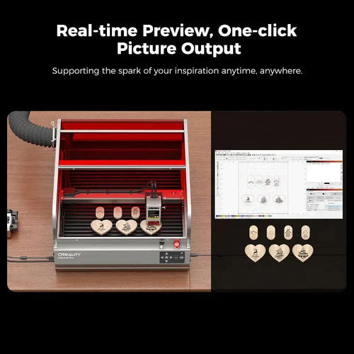 Creality Falcon2 Pro 40W Enclosed Laser Engraver &amp; Cutter