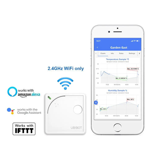 UBIBOT WS1 IOT WIFI TEMPERATURE &amp; HUMIDITY SENSOR/DATA LOGGER