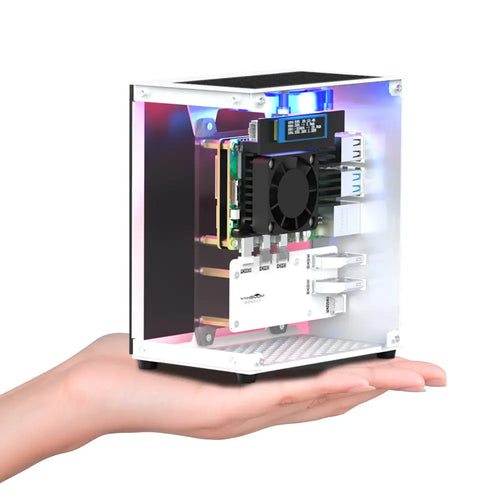 CUBE Pi Protective Case For Raspberry Pi 5-Cooling version