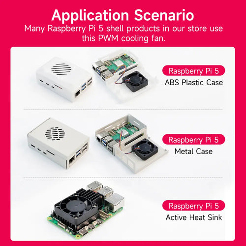 Raspberry Pi 5 PWM Cooling Fan