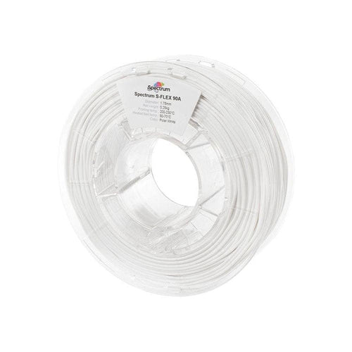 Spectrum Filaments Polar White - 1.75mm S-Flex 90A Filament - 0.25 kg
