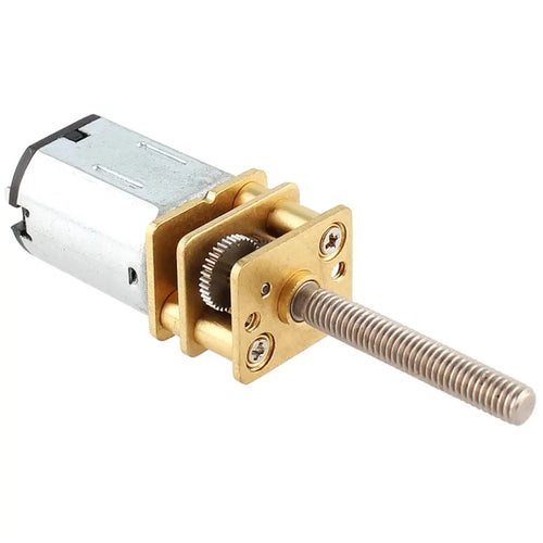 N20 Micro Metal Gearmotor w/ 20mm Length M3 Screw Shaft, 12V, 72RPM