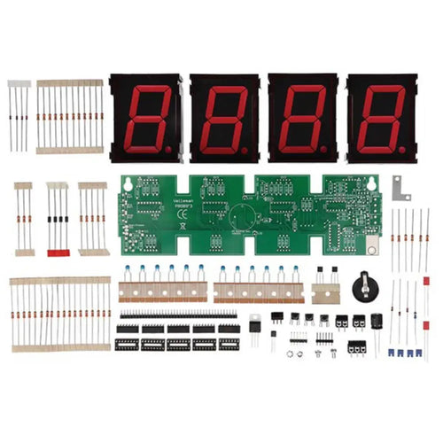 2 1/4 Inch 7-Segment Digital Clock Soldering Kit