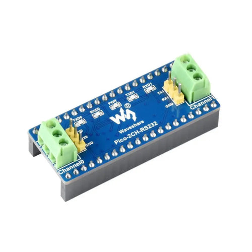 2-Channel UART to RS232 Module for Raspberry Pi Pico, SP3232EEN Transceiver