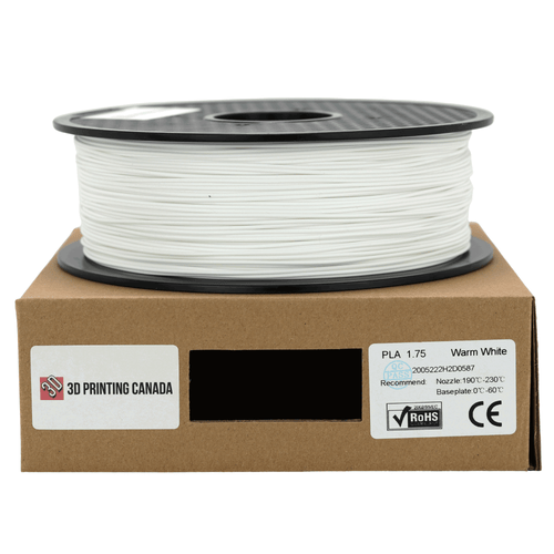 Warm White Standard PLA Filament - 1.75mm, 1kg