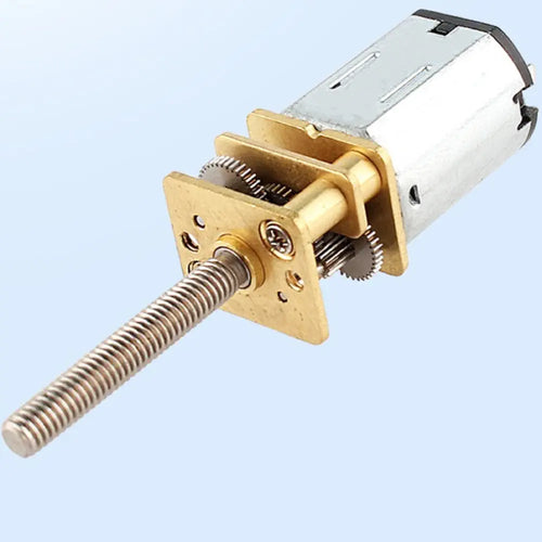 N20 Micro Metal Gearmotor w/ 20mm Length M3 Screw Shaft, 12V, 72RPM