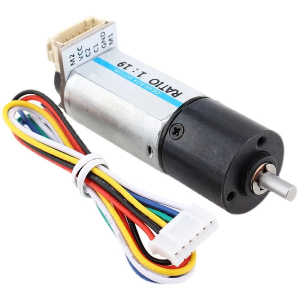 20D Planetary Gearmotor w/ Encoder - 6V 250RPM