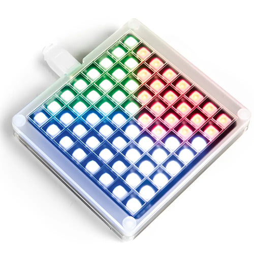 TTS 64 RGB Scratch LED Rainbow Matrix Children Educational Programming Networking Linking Electronic Toy for Kids, Learning Toys for Children