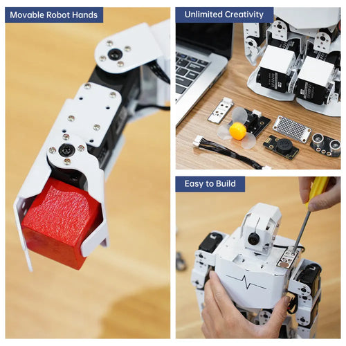 TonyPi Pro Hiwonder Humanoid Robot Professional Development Kit Powered by Raspberry Pi (Raspberry Pi 4B 8GB Included)