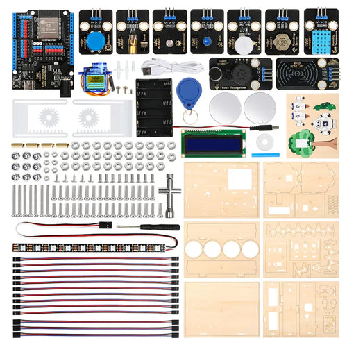 ACEBOTT QE007 ESP32 Smart Home IoT Starter Kit With Arduino/ACECode (Scratch) - Plus