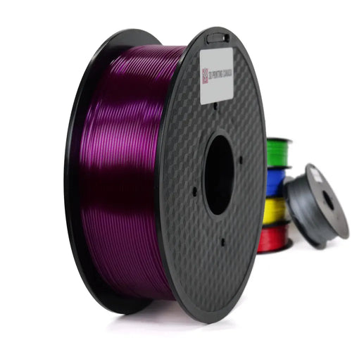 Transparent Purple Standard PETG Filament, 1.75mm, 1kg