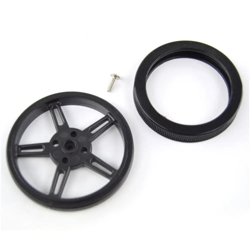 2.4" Wheel for Micro Continuous Rotation FS90R Servo