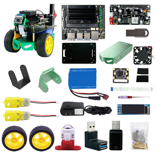 Yahboom Jetbot Mini AI Vision Robot Car ROS Starter Kit w/ Jetson Nano 4GB/2GB SUB Board